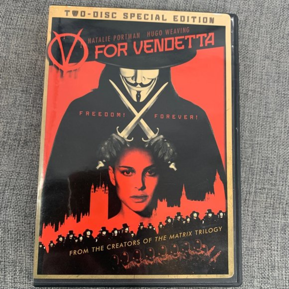 DVD MOVIE "Natalie Portman - V for Vendetta" 2‎ DISC SPECIAL EDITION SEALED NEW